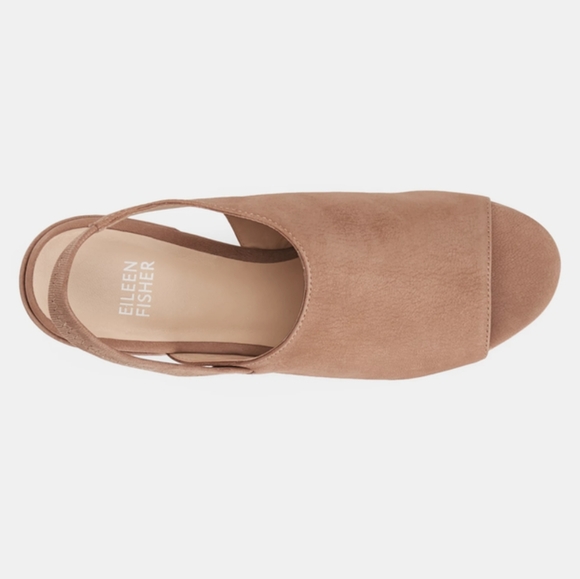 Eileen Fisher Leigh Nubuck Slingback - Picture 3 of 11